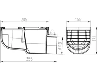 Gajgr Kanalizační vpusť boční D110 (1)