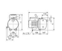 GRUNDFOS Samonasávací čerpadlo JP 4-47 S-BBVP 50 Hz (4)