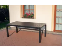 Rozkládací masivní stůl GRANADA XXL antracit IWH-10120004 | POŠKOZENO (8)