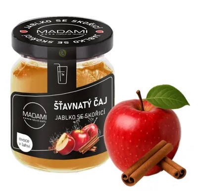 MADAMI s.r.o. Šťavnatý čaj Madami Jablko se skořicí 55g