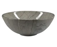 SAPHO DALMA keramické umyvadlo na desku, Ø 42 cm, grigio (3)