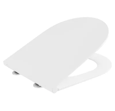 BRUCKNER GLANZ WC sedátko, SLIM, Soft Close, Easy Take, bílá