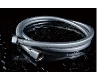 SAPHO QUADROFLEX plastová sprchová hadice hranatá, 150cm, stříbrná/chrom (6)