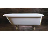 POLYSAN FOXTROT volně stojící vana 170x75x64cm, nohy bronz, bílá (10)