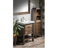 SAPHO BRAND umyvadlová skříňka 56x83x43cm, mořený smrk (3)