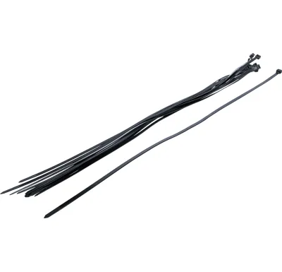 BGS Vázací pásek 8,0 x 700 mm, černý, 10 ks