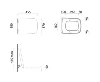 GSI SAND WC sedátko, Soft Close, Quick Release, bílá/chrom (4)