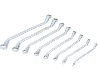 BGS Klíče očkové vyhnuté 6x7 - 20x22 mm, sada 8 dílů (1)