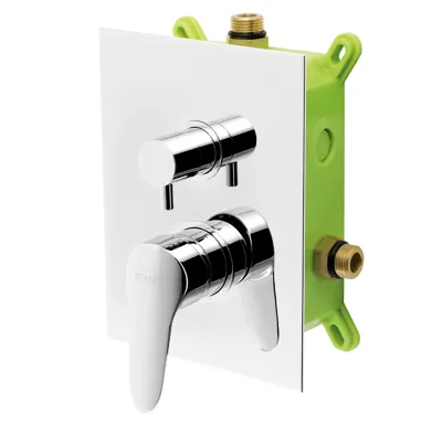 NOVASERVIS Podomítková baterie s boxem 2 vývody, IRIS New - BOX94451R,0