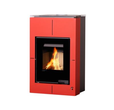 HS Flamingo Krbová kamna AQUAFLAM VARIO ® SAPORO 11/5kW červená