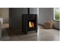 HS Flamingo Krbová kamna AQUAFLAM VARIO ® LEND 11/7kW šedá, elektronická regulace (18)