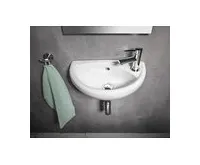 CREAVIT OVAL keramické umývátko 39x23cm, bílá (1)