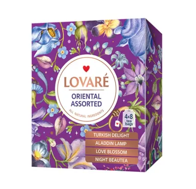 Kolekce čajů Lovaré Oriental Tea Assorted (32 sáčků)