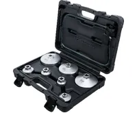 BGS Sada klíčů na olejové filtry, s vypouštěcí hadicí olejového filtru, pro VAG, BMW, Citroën, (2)