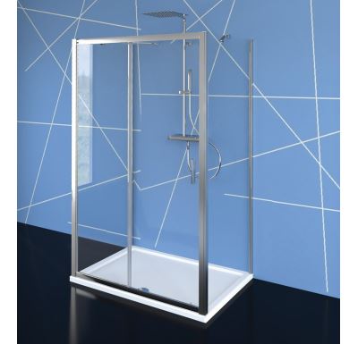 POLYSAN EASY třístěnný sprchový kout 1100x700mm, L/P varianta, čiré sklo