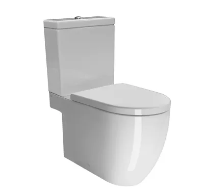 GSI PURA WC kombi, spodní/zadní odpad, bílá ExtraGlaze