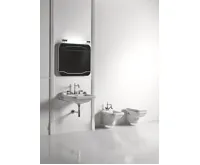 KERASAN WALDORF závěsná WC mísa, 37x55cm, bílá (6)