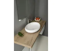 SAPHO THIN umyvadlo na desku, Rockstone, 60x40 cm, bílá mat (4)