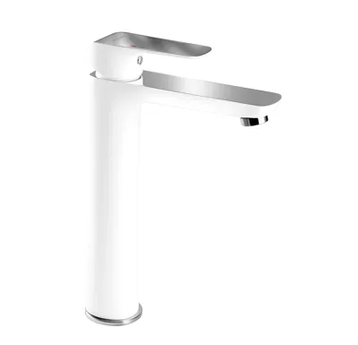 NOVASERVIS Umyvadlová baterie bez výpusti Nobless Tina bílá/chrom - 38501/1,1