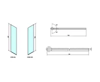 POLYSAN MODULAR SHOWER otočný panel k instalaci na stěnu modulu MS3, 300 mm (9)