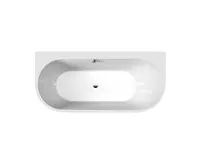 POLYSAN ASTRA DR MONOLITH nástěnná stojící vana 160x75x60cm, bílá (1)