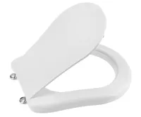 KERASAN RETRO WC sedátko, Soft Close, bílá/chrom