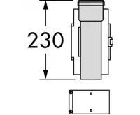 Vaillant Revizní otvor, O 60/100 mm, PP Vaillant Revizní otvor, O 60/100 mm, PP