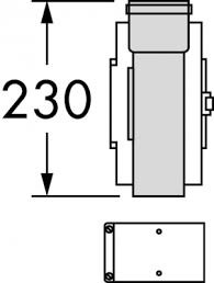 Vaillant Revizní otvor, O 60/100 mm, PP