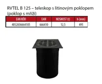 OSMA kanalizační šachta 315x3000 mm průchozí KG 200 poklop teleskopický mříž - 12,5t (4)