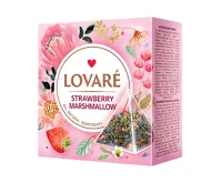 Čaj Lovaré Strawberry Marshmallow (15 pyramid) Čaj Lovaré Strawberry Marshmallow (15 pyramid)