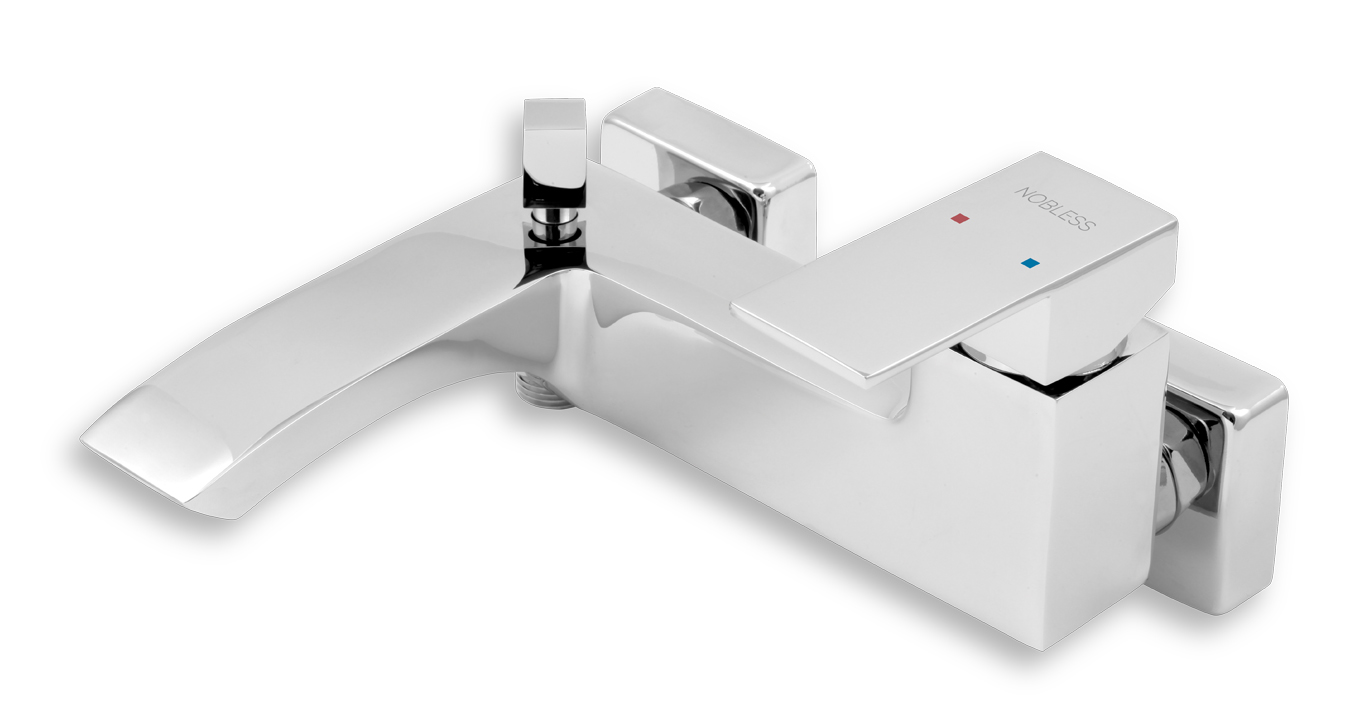 Novaservis vanová baterie bez příslušenství 150 mm edge chrom - 36020/1,0
