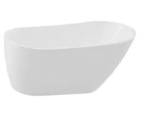 AQUALINE TISA volně stojící vana, 150x75cm, bílá AQUALINE TISA volně stojící vana, 150x75cm, bílá