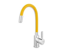 NOVASERVIS Dřezová baterie s flexi ramenem, žlutá-chrom, 70710,0ZL