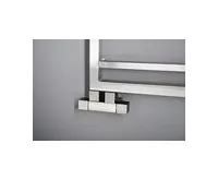 SAPHO CUBE TWIN připojovací sada ventilů pro středové připojení, nerez mat (1)