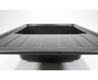 GRANISIL BAIRO 565.5 Granitový dřez s odkapem, černý (7)