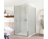 LIMA Sprchový kout, obdélník, 80x90x80x190 cm, chrom ALU, sklo Point LIMA Sprchový kout, obdélník, 80x90x80x190 cm, chrom ALU, sklo Point