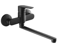 AQUALINE LOTTA nástěnná baterie, ramínko ploché, černá mat