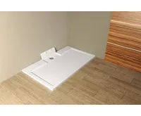 GELCO IRENA sprchová vanička z litého mramoru, obdélník 150x80cm, bílá (4)