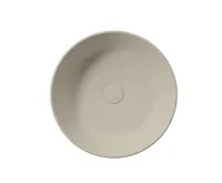 GSI KUBE X keramické umyvadlo na desku, průměr 45cm, creta mat (3)