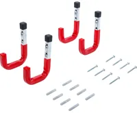 BGS Sada nástěnných háčků ,  4dílná