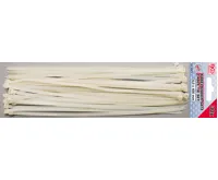 BGS Vazací pásky 8,0 x 400 mm, 30 dílů, bílé BGS Vazací pásky 8,0 x 400 mm, 30 dílů, bílé