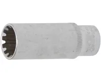 BGS Hlavice nástrčná 1/4&quot; 13 mm, prodloužená, &quot;GearLock&quot;