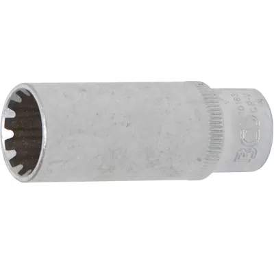 BGS Hlavice nástrčná 1/4" 13 mm, prodloužená, "GearLock"