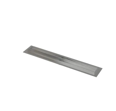 ALCAPLAST Sprchový liniový žlab nerezový, s okrajem, pro perforovaný nebo oboustranný rošt (plný / vložení dlažby), délka 950 mm APZ13-950