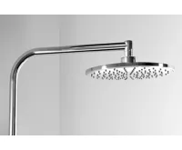 AQUALINE ZARA sprchový sloup k napojení na baterii, hlavová, ruční sprcha, chrom (4)