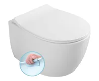 ISVEA SENTIMENTI závěsná WC mísa, Rimless, 36x51cm, bílá ISVEA SENTIMENTI závěsná WC mísa, Rimless, 36x51cm, bílá