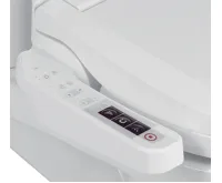 SAPHO HANDICAP WC kombi zvýšený sedák s elektronickým bidetem BLOOMING EKO PLUS, Rimless, zadní odpad, bílá (5)