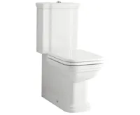 KERASAN WALDORF WC kombi, spodní/zadní odpad, bílá-chrom