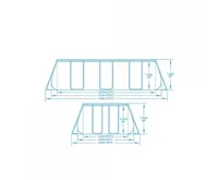 Bestway Bazén Power Steel Frame 4,12 x 2,01 x 1,22 m - 56457 (2)