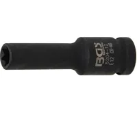 BGS Hlavice nástrčná 1/2" E-profil E12, tvrzená, prodloužená BGS Hlavice nástrčná 1/2" E-profil E12, tvrzená, prodloužená
